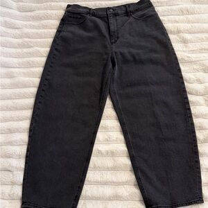 LOFT Black Ankle Jeans